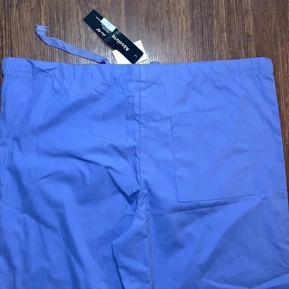 Absolute Medical Scrubs Pants Blue 1X NWT - Picture 5 of 8